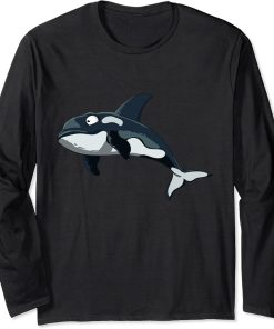 Fishing Orca T-shirt Long Sleeve T-Shirt